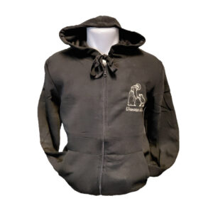 Felpa con zip e cappuccio "San Francesco e il Lupo"