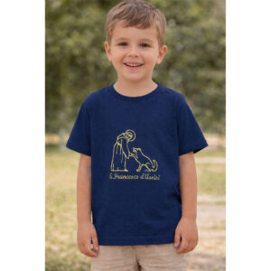 T-Shirt junior "San Francesco e il Lupo"